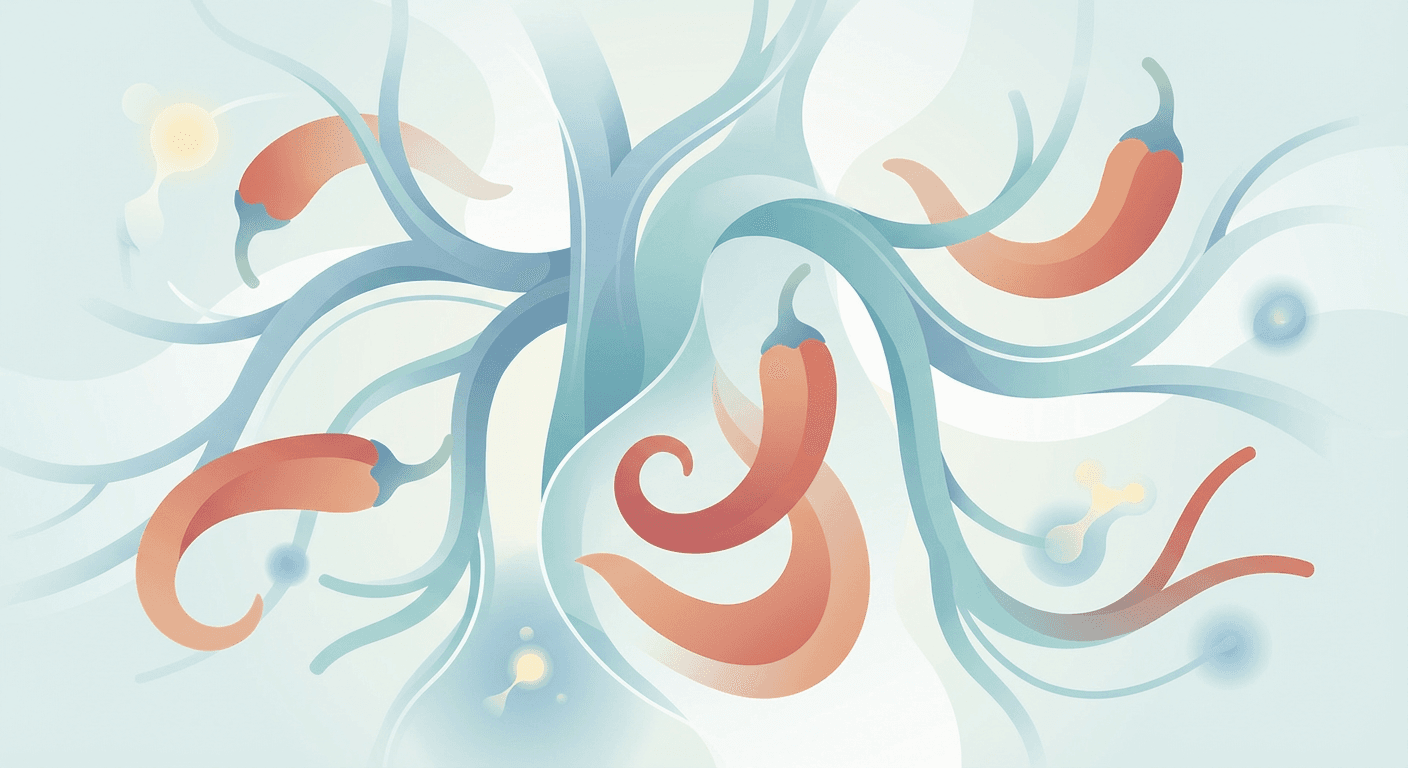 Medical illustration for Basado en NIH de EE.UU. | ¿Es cierto que la comida picante aumenta la presión arterial y puede causar hipertensión? - Persly Health Information