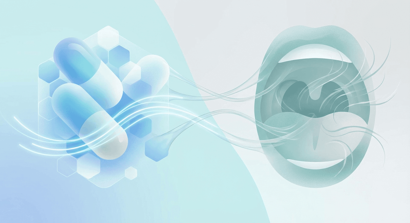 Medical illustration for ¿Ibuprofeno causa boca seca? Sí, y cómo aliviarla - Persly Health Information