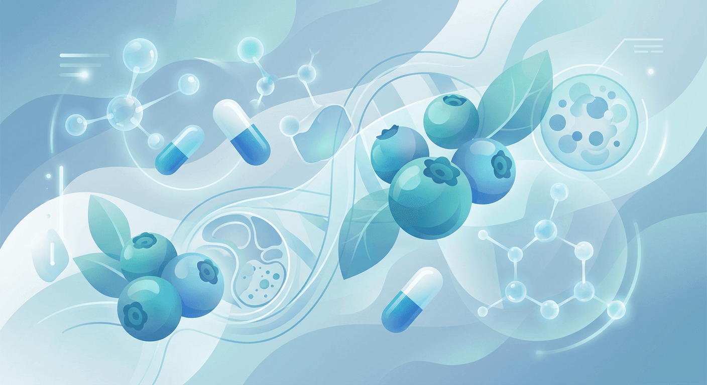 Medical illustration for Basado en NIH de EE.UU. | ¿Es seguro tomar ibuprofeno si consumo arándanos azules o su jugo, o existe algún riesgo de interacción como aumento del sangrado? - Persly Health Information