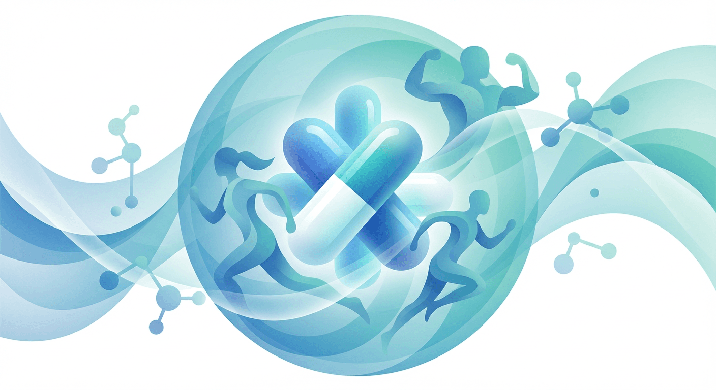 Medical illustration for 미국 NIH 자료 기반 | 운동 전에 이부프로펜을 복용해도 안전한가요? - Persly Health Information