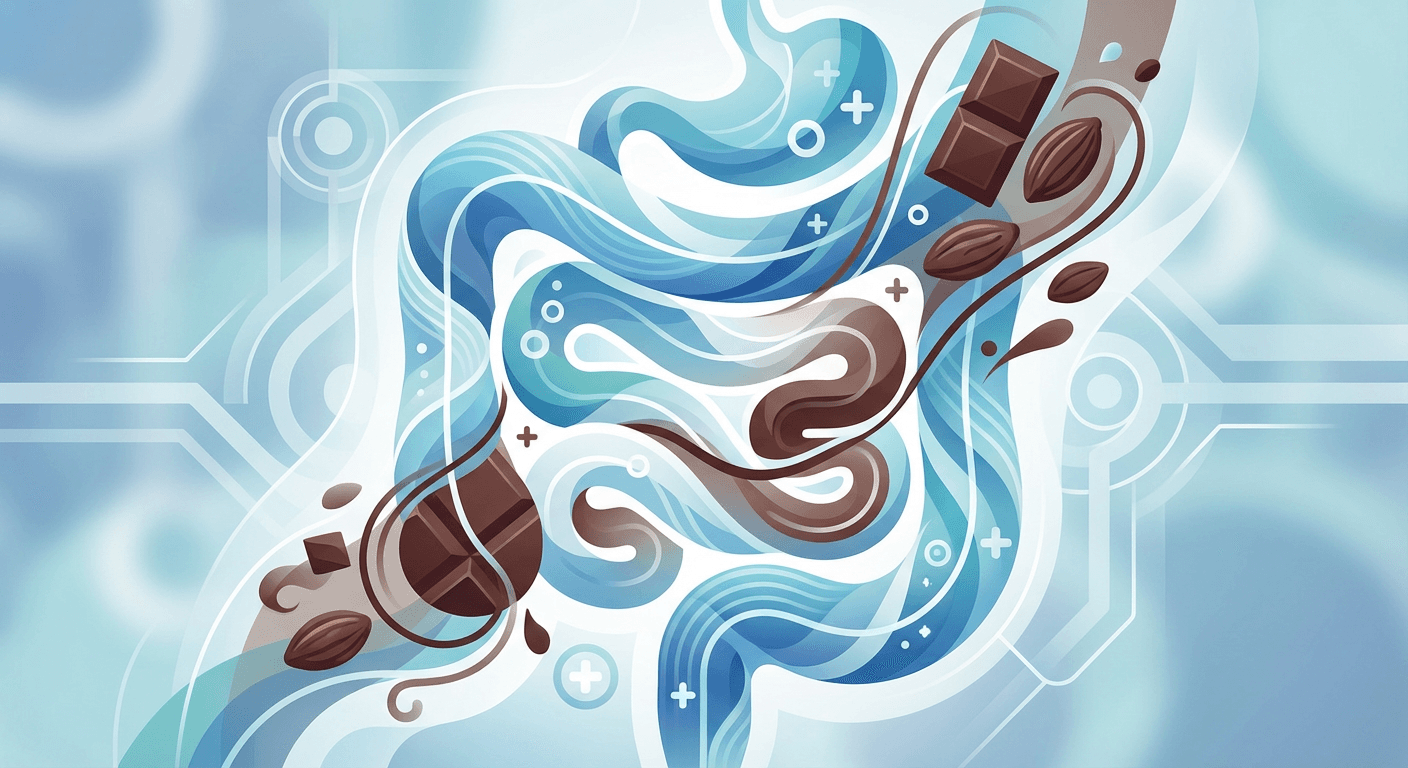 Medical illustration for Based on NIH | Does eating chocolate trigger or worsen symptoms of irritable bowel syndrome? - Persly Health Information