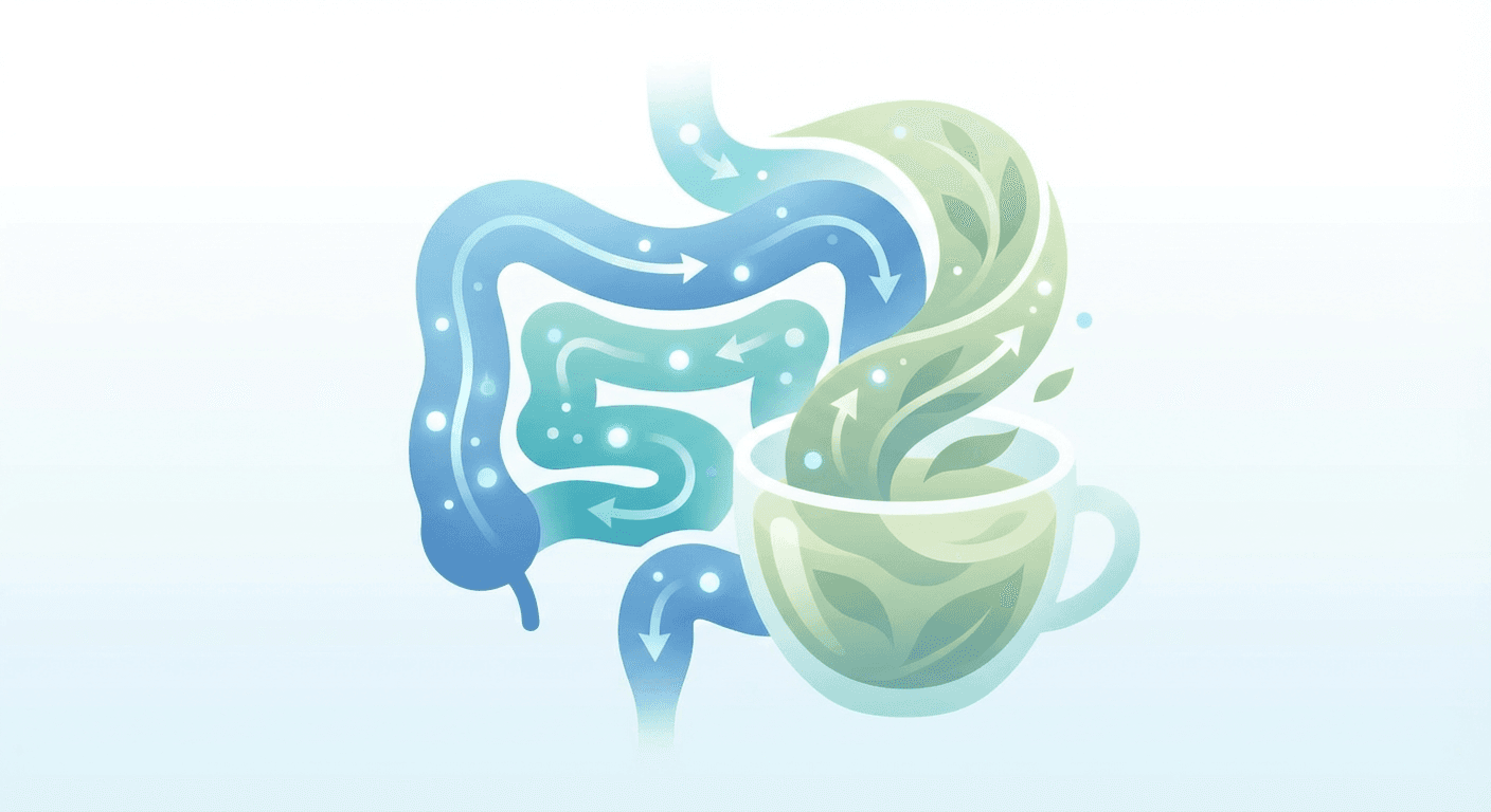 Medical illustration for Basado en PubMed | ¿El té verde ayuda a aliviar los síntomas del síndrome del intestino irritable? - Persly Health Information