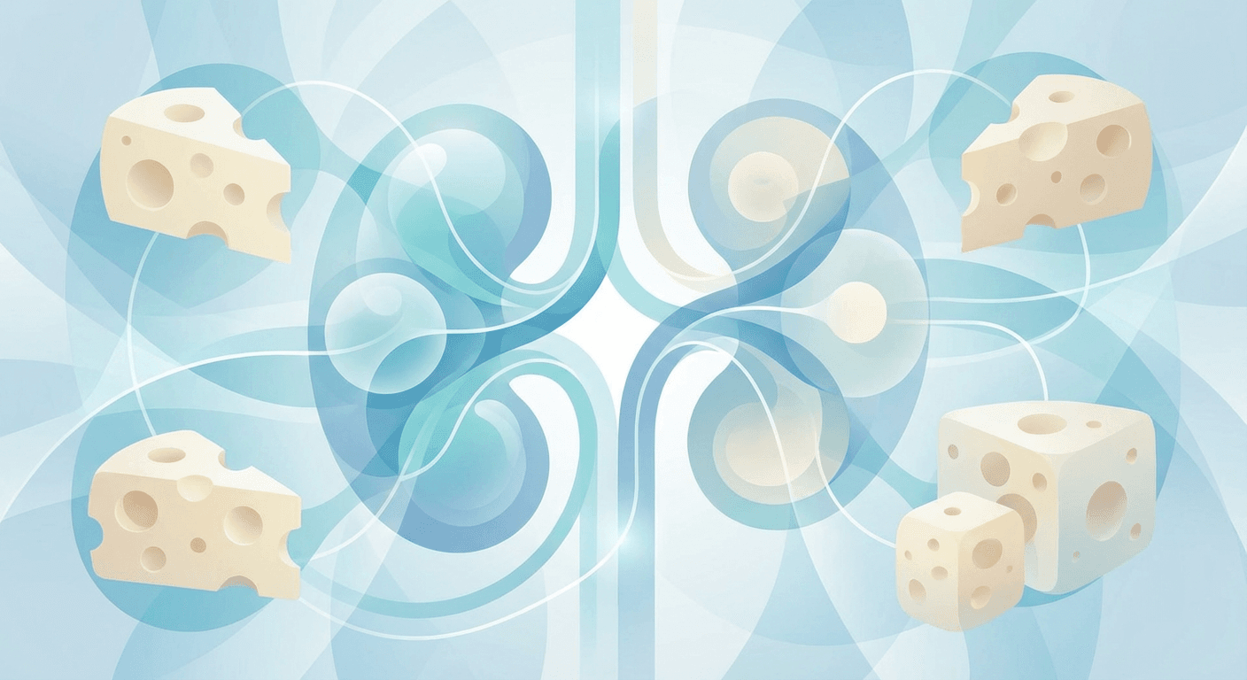 Medical illustration for 肾癌患者可以吃奶酪吗?安全性与影响全解析 - Persly Health Information