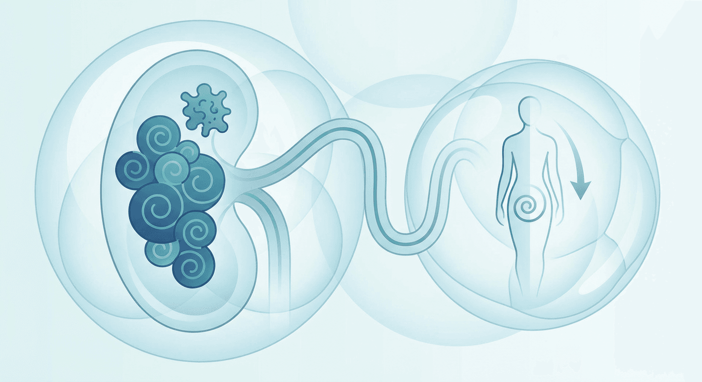 Medical illustration for Weight loss in kidney cancer: symptoms, causes, care - Persly Health Information