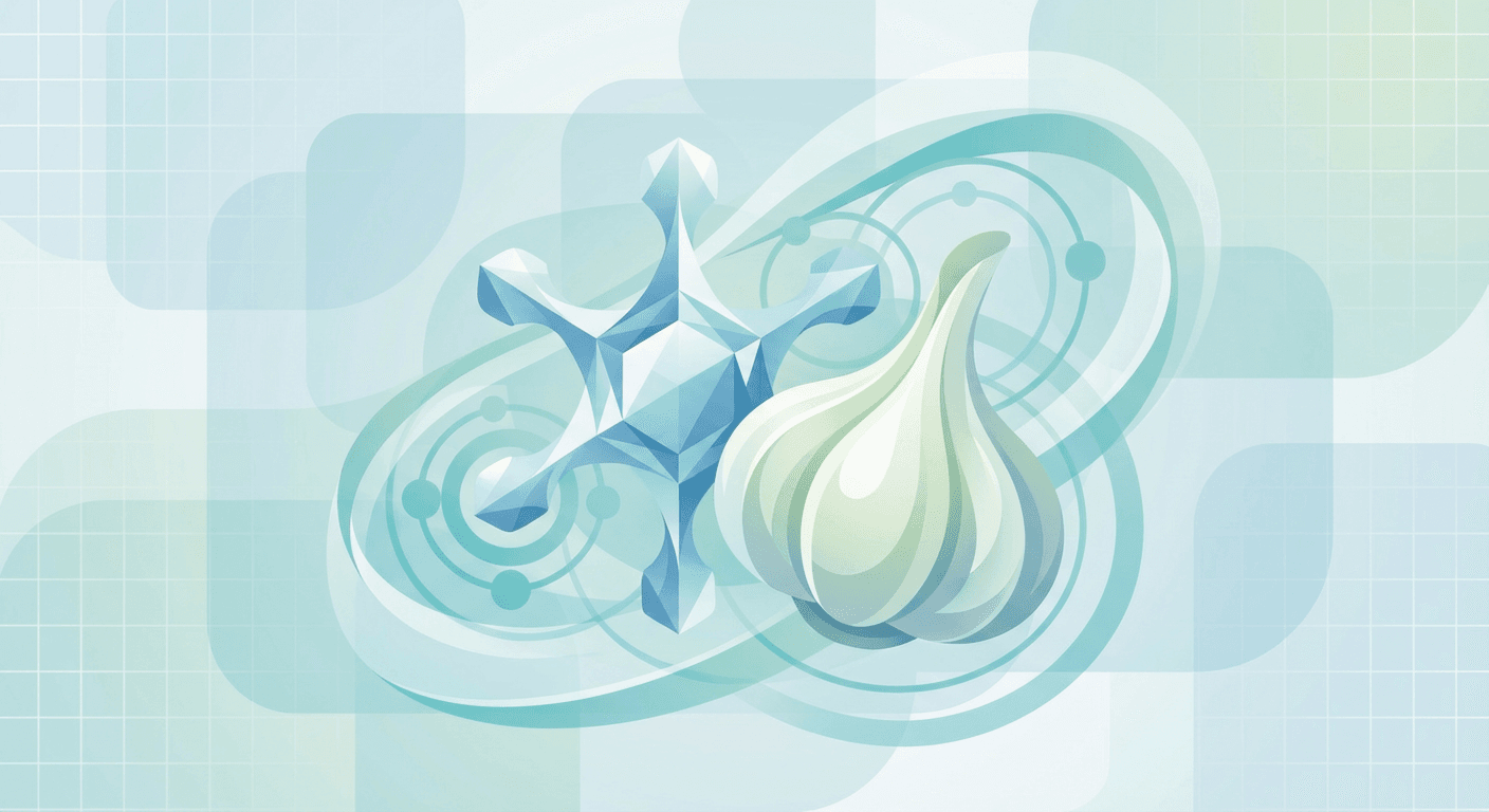 Medical illustration for 레보티록신을 복용할 때 마늘(생마늘이나 마늘 보충제)을 섭취하면 흡수가 떨어지거나 상호작용이 생긴다는 말이 사실인가요? - Persly Health Information