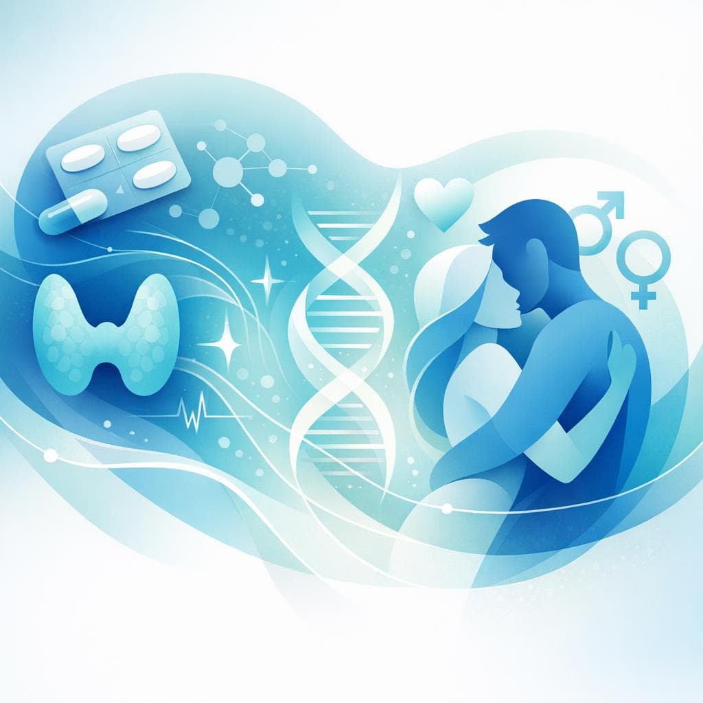 Medical illustration for Based on NIH | Is it safe to have sex shortly after taking levothyroxine, or should I wait a specific amount of time? - Persly Health Information