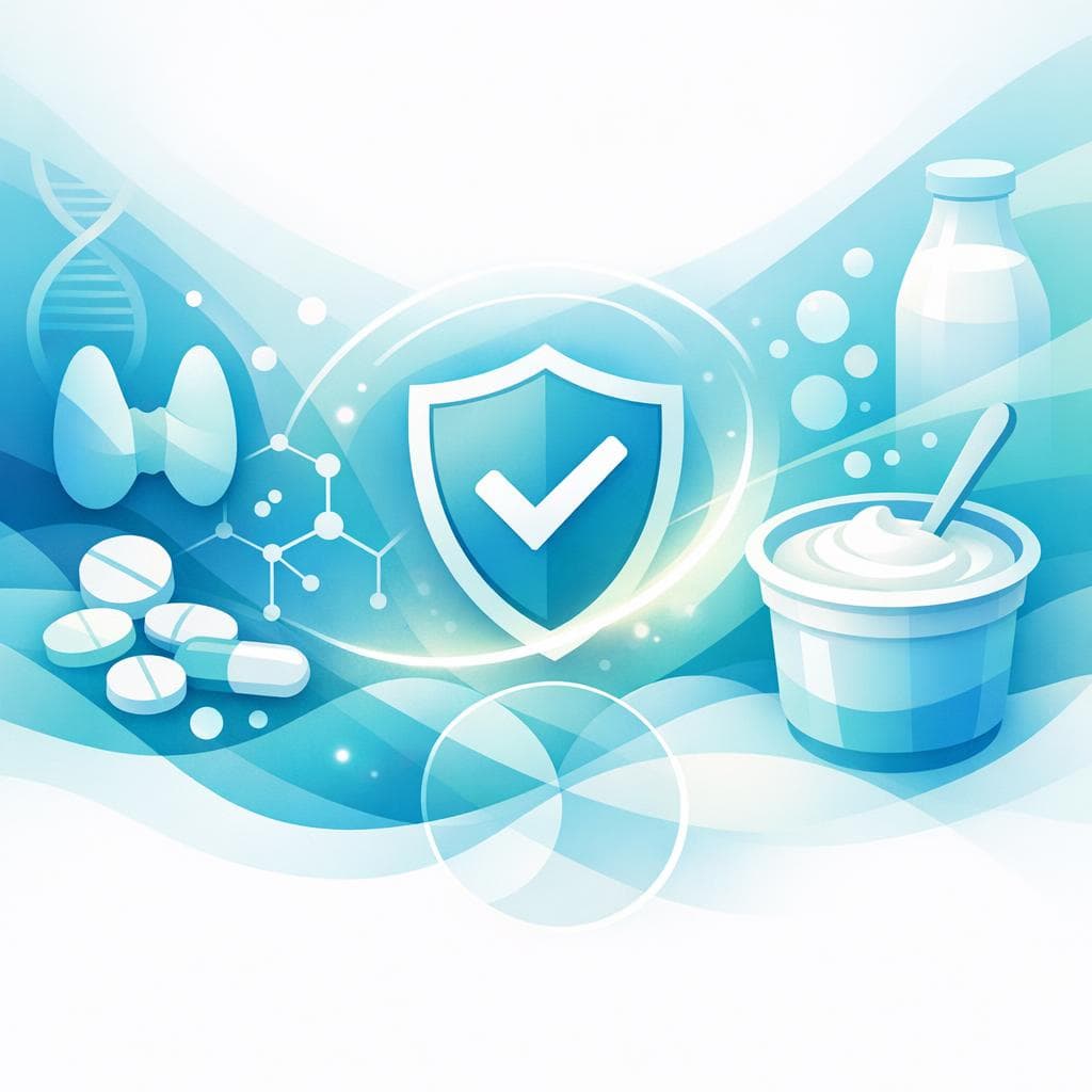 Medical illustration for Based on NIH | Is it safe to take levothyroxine with yogurt, or should I separate them to avoid reduced absorption, and by how many hours? - Persly Health Information