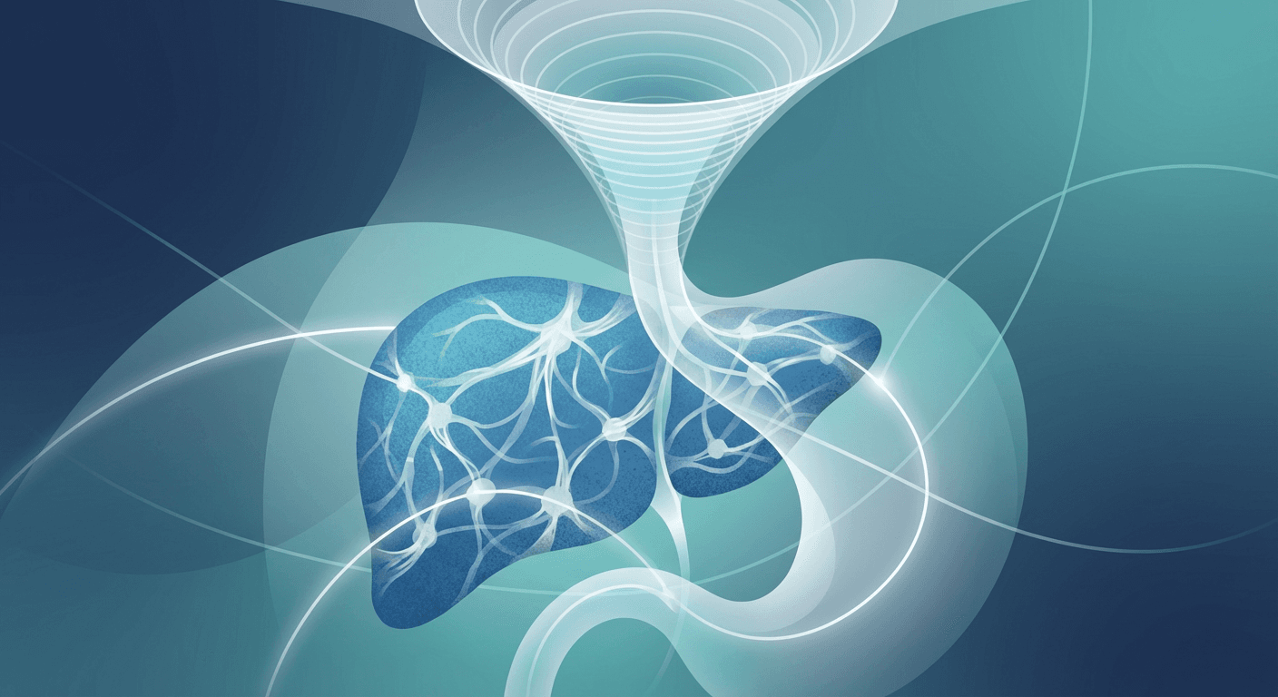 Medical illustration for 基于PubMed资料 | 肝硬化出现吞咽困难是怎么回事,可能与哪些并发症有关,该做哪些检查确认? - Persly Health Information