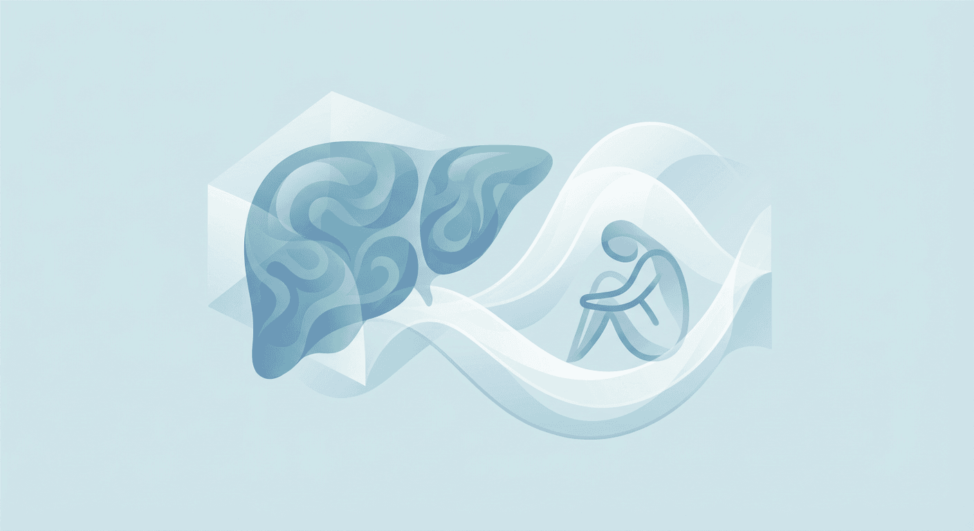 Medical illustration for Based on NIH | What causes fatigue in liver cirrhosis, and how can it be evaluated and managed? - Persly Health Information