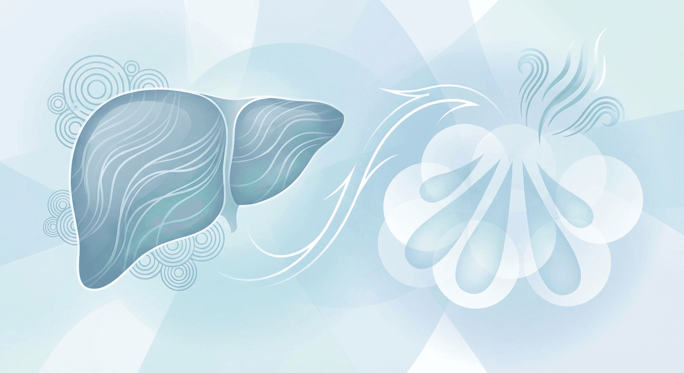 Medical illustration for Basado en NIH de EE.UU. | ¿Pueden los sudores nocturnos ser un síntoma de la cirrosis hepática y a qué se deben si aparecen? - Persly Health Information