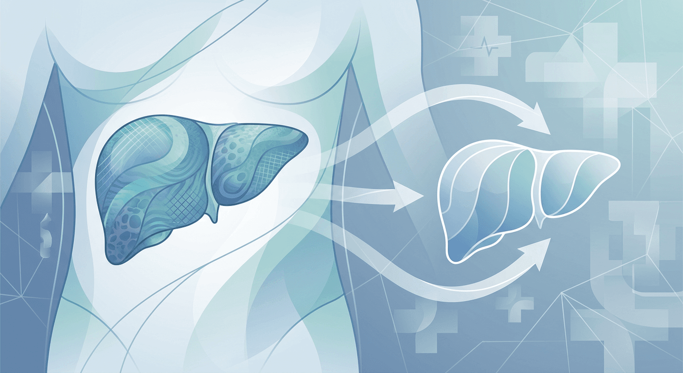 Medical illustration for PubMed 자료 기반 | 간경변증에서 체중 감소는 얼마나 흔하며 어떤 기전으로 발생하고, 어떤 경우에 즉시 진료를 받아야 하나요? - Persly Health Information