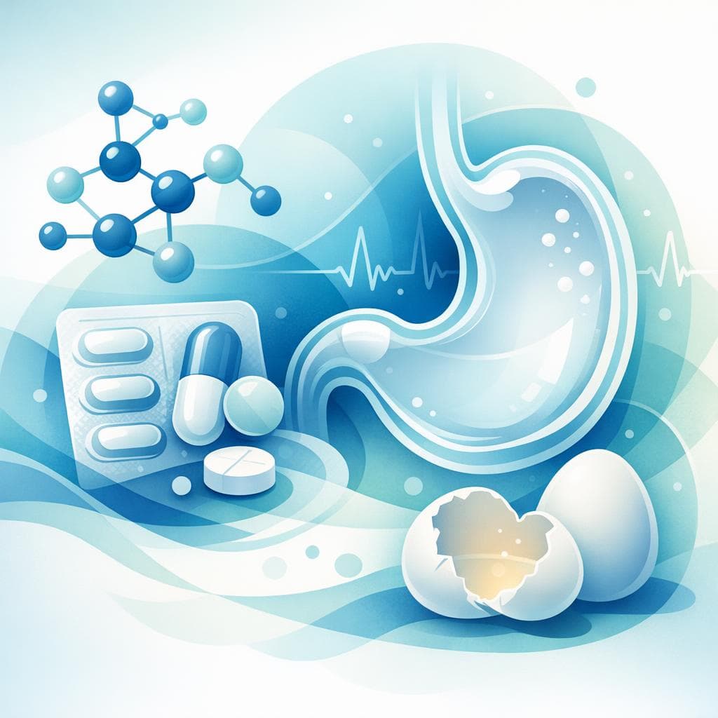 Medical illustration for Based on NIH | Is it safe to take losartan on an empty stomach, and do eggs interact with it or affect its absorption? - Persly Health Information