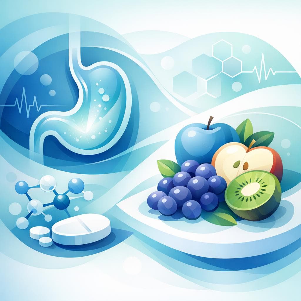 Medical illustration for Based on NIH | Can I take losartan on an empty stomach, and will eating fruit like grapefruit at the same time cause any interaction? - Persly Health Information