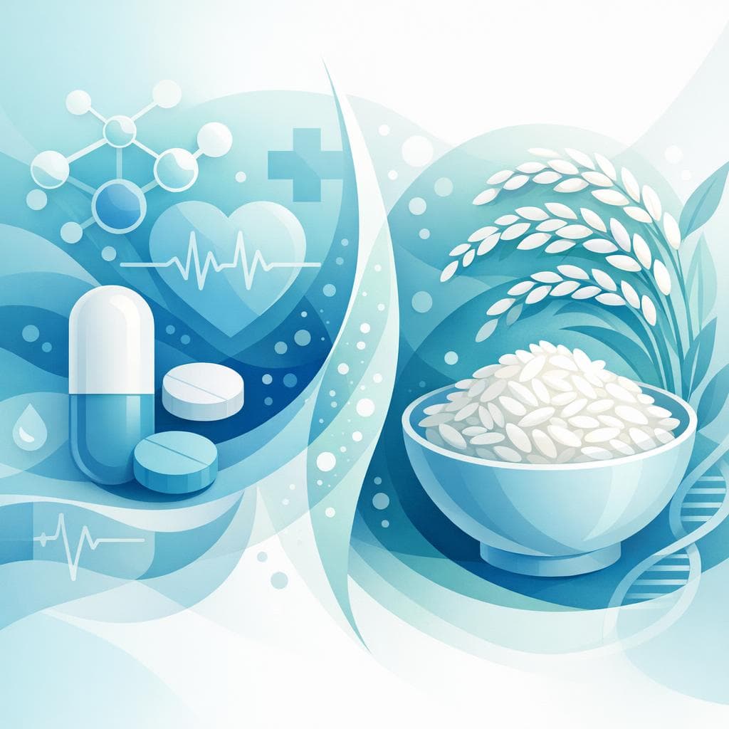 Medical illustration for Based on NIH | Can eating rice before taking losartan affect its absorption or effectiveness? - Persly Health Information
