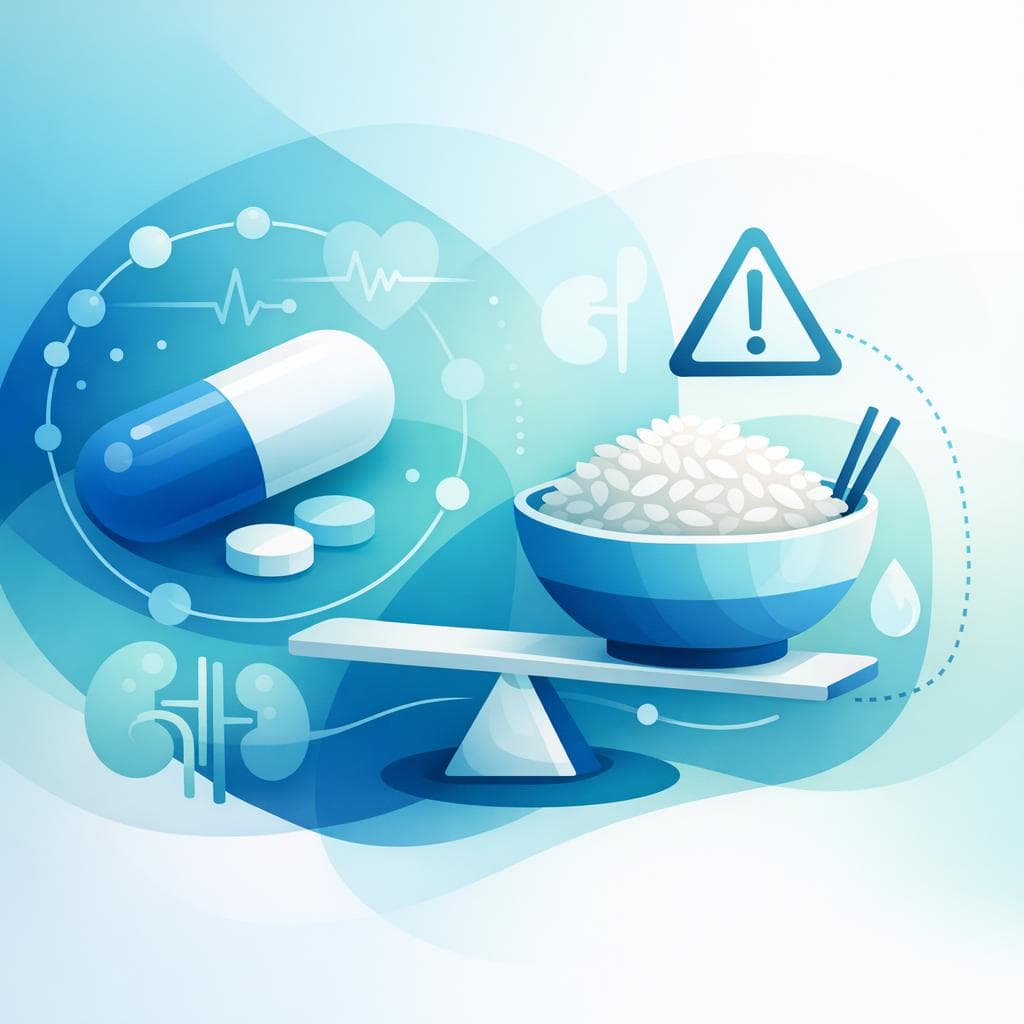 Medical illustration for Based on PubMed | Do I need to be cautious with my Losartan dosage if I am taking red yeast rice supplements? - Persly Health Information