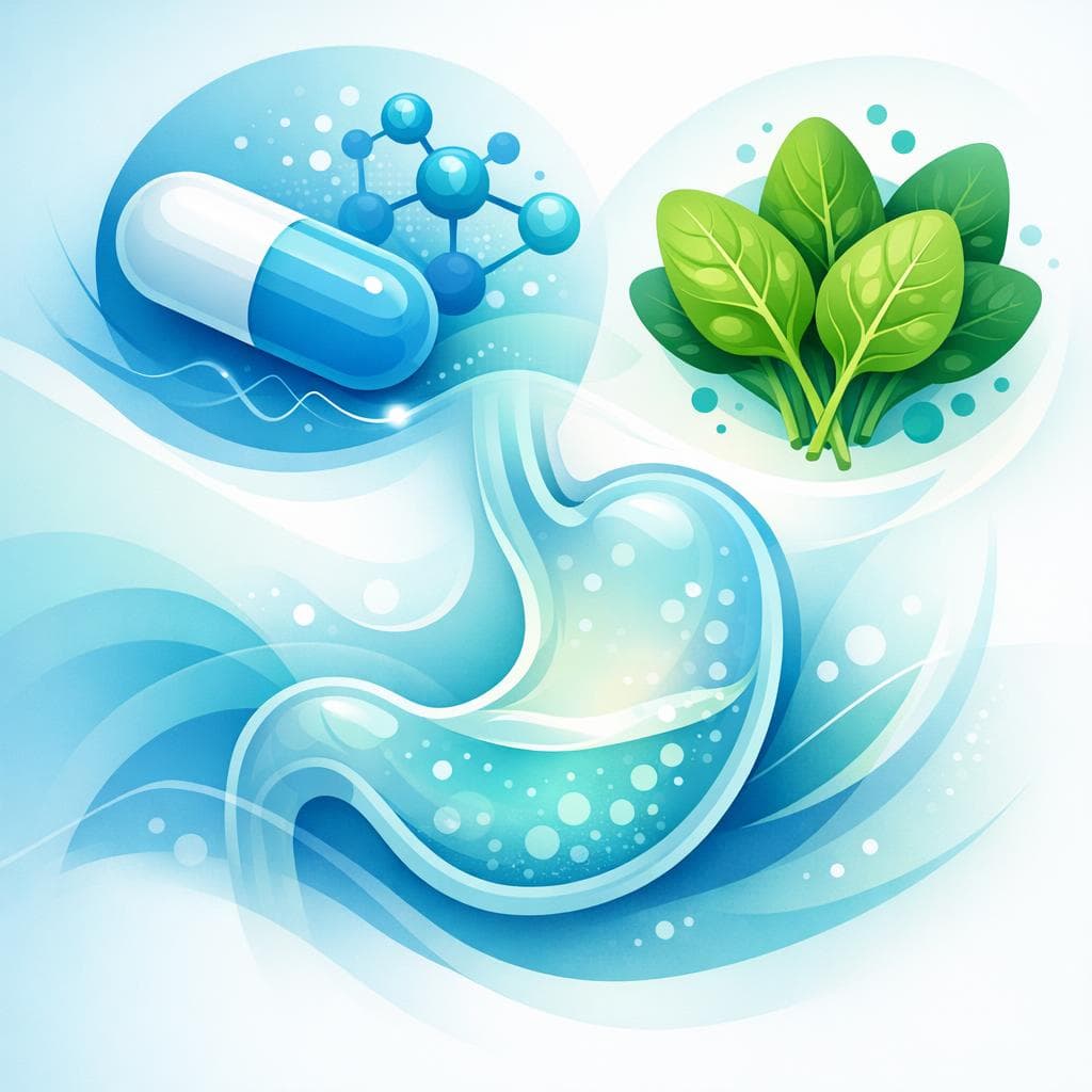 Medical illustration for Based on NIH | Can I take losartan on an empty stomach, and should I avoid eating spinach because of its potassium while on this medication? - Persly Health Information