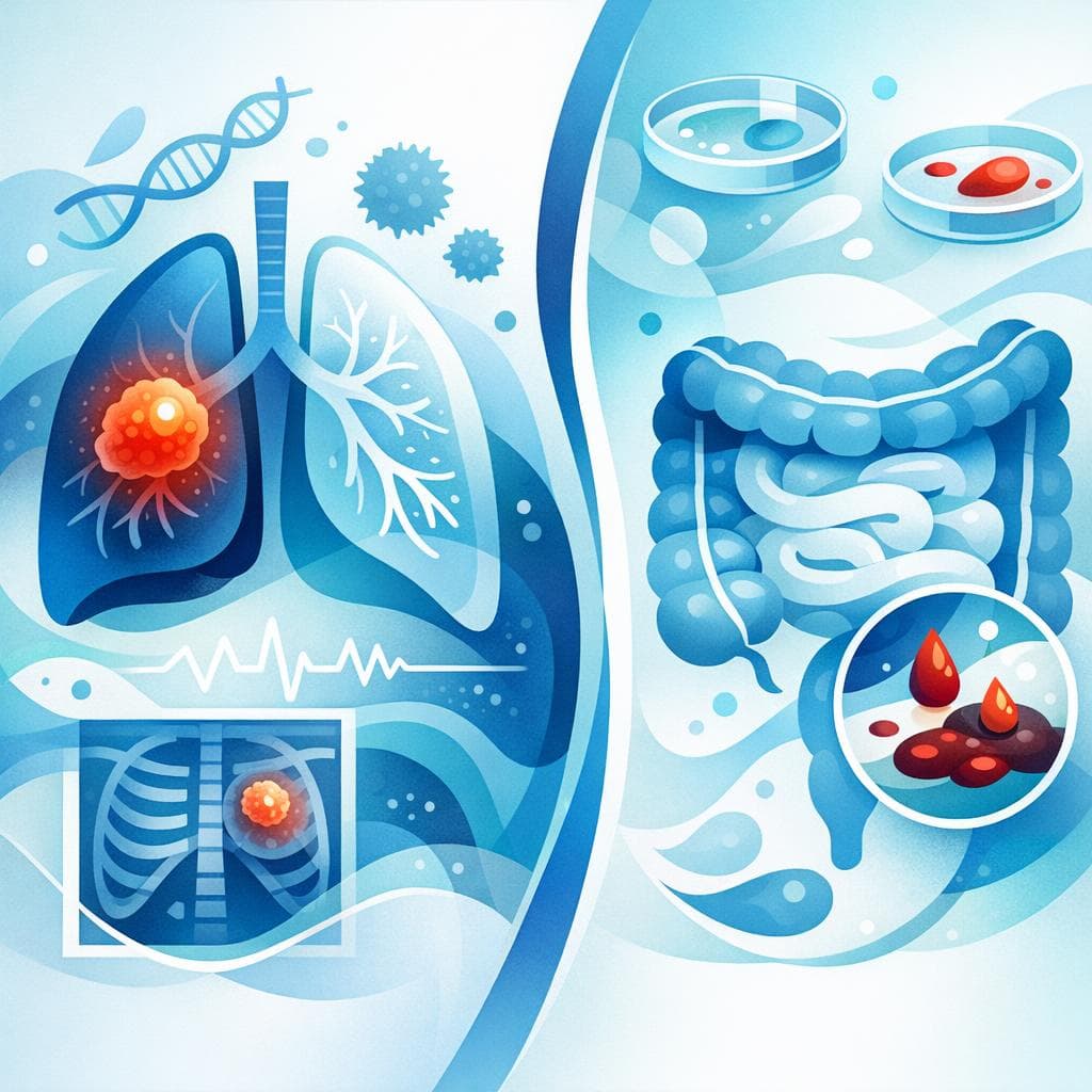 Medical illustration for 肺癌会导致便血吗?原因与处理全解析 - Persly Health Information