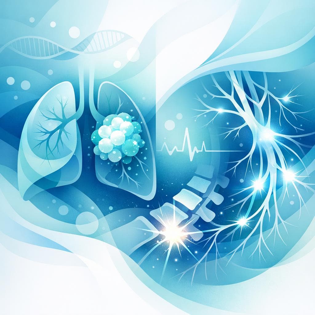 Medical illustration for Nerve pain in lung cancer: causes and care - Persly Health Information