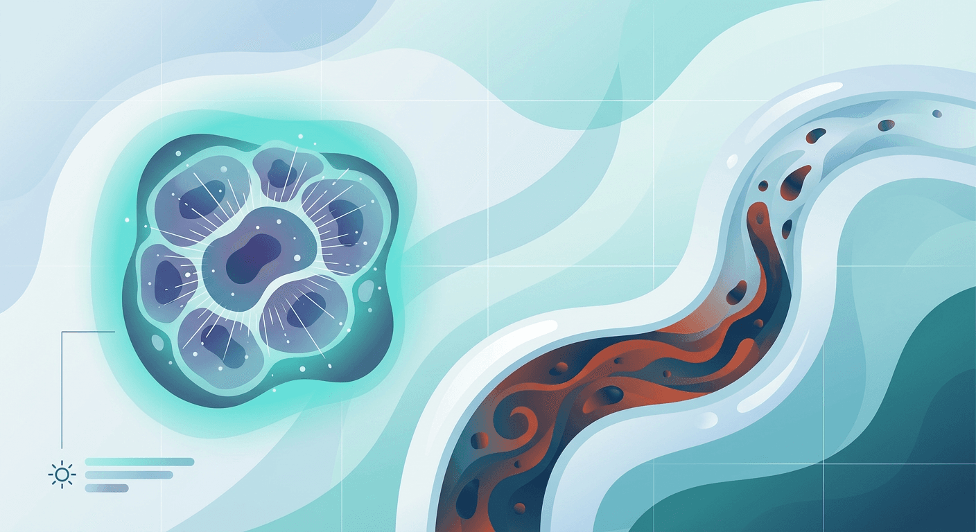 Medical illustration for Based on PubMed | Can melanoma cause blood in the stool, and what warning signs and tests indicate gastrointestinal involvement that needs urgent evaluation? - Persly Health Information