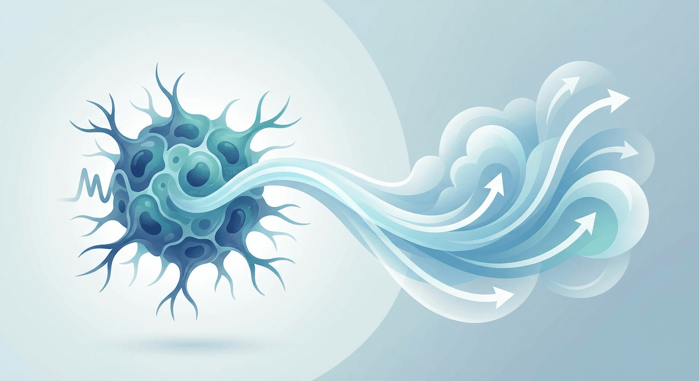 Medical illustration for PubMedの資料に基づく | 悪性黒色腫で咳が症状として現れるのはどのような場合で、注意すべき特徴や受診の目安は何ですか? - Persly Health Information