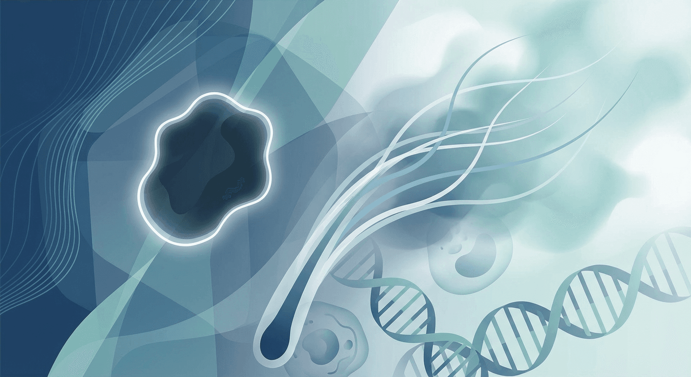 Medical illustration for PubMed 자료 기반 | 흑색종 치료에서 면역항암제나 표적치료가 탈모를 유발할 수 있나요? 발생한다면 일시적인지 영구적인지, 그리고 탈모를 예방하거나 관리하는 방법은 무엇인가요? - Persly Health Information