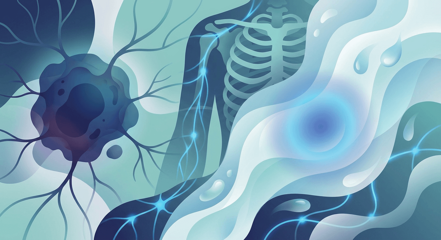 Medical illustration for WHO 자료 기반 | 흑색종에서 야간 발한은 발생할 수 있는 증상인가요, 있다면 그 원인과 임상적 의미는 무엇인가요? - Persly Health Information