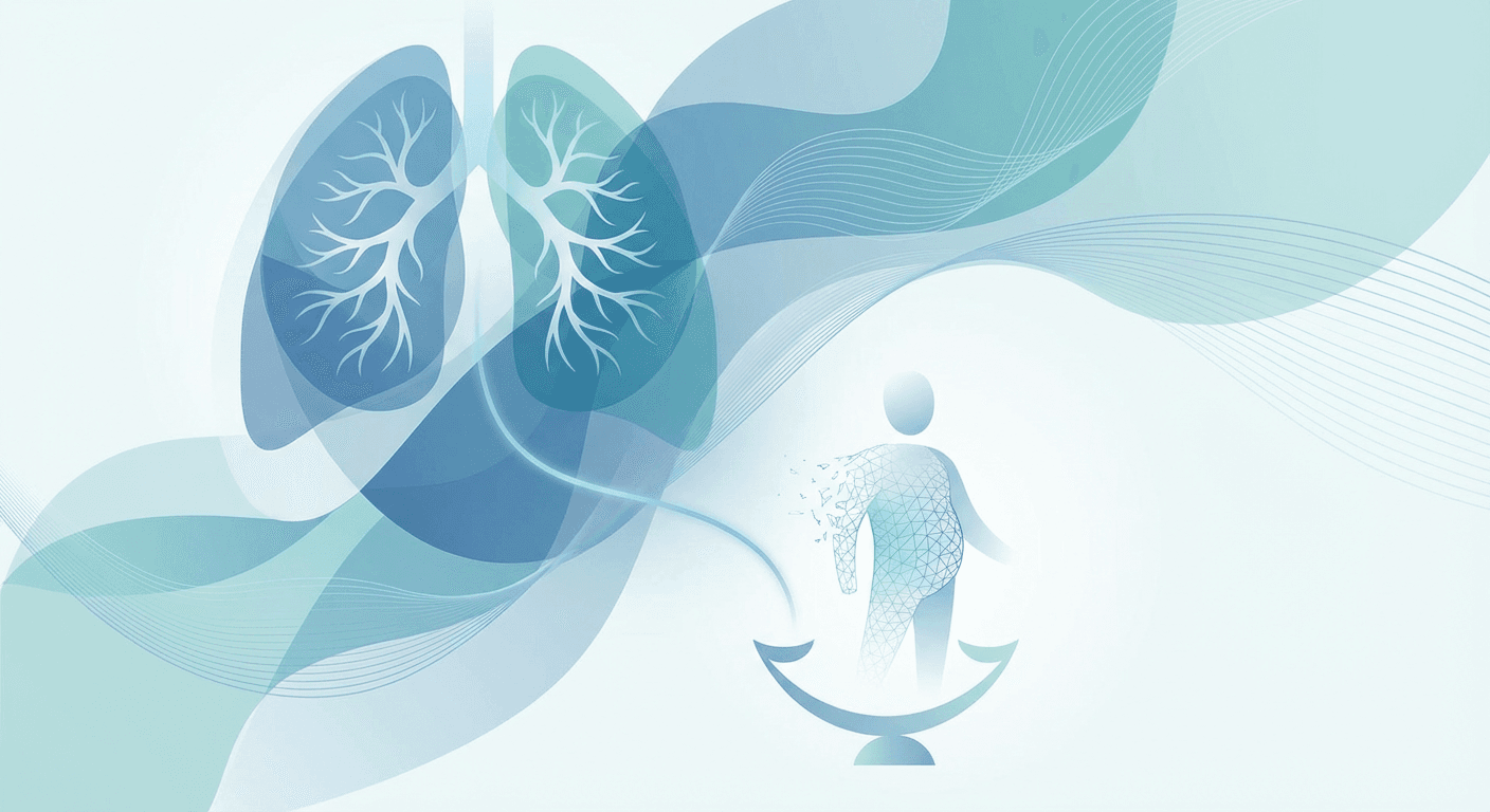 Medical illustration for WHOの資料に基づく | 悪性中皮腫では体重減少はどのくらい一般的な症状で、その原因や病気の進行との関連は何ですか? - Persly Health Information