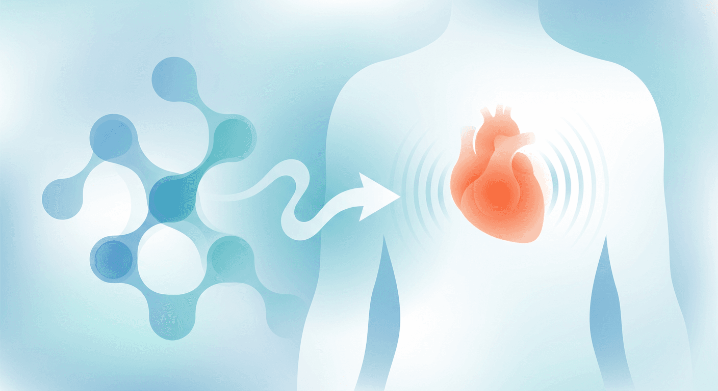 Medical illustration for メトホルミンは胸痛を起こす?対処法と受診目安 - Persly Health Information