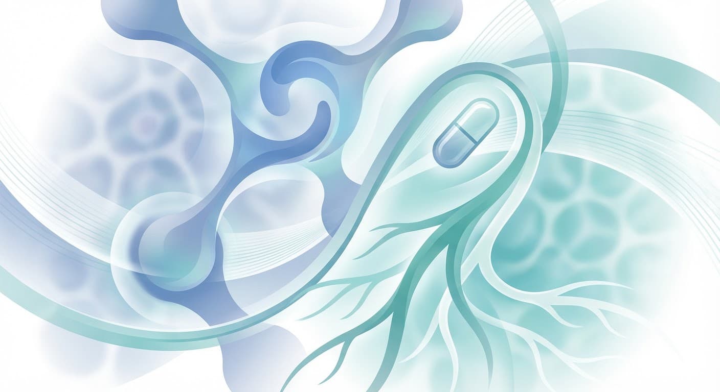 Medical illustration for 메트포르민을 복용 중인데 생강(생강차나 생강 보충제)을 함께 섭취해도 안전한가요? 약물 상호작용이나 혈당 변동, 위장 부작용 악화 같은 위험이 있는지 사실인지 확인해 주세요. - Persly Health Information