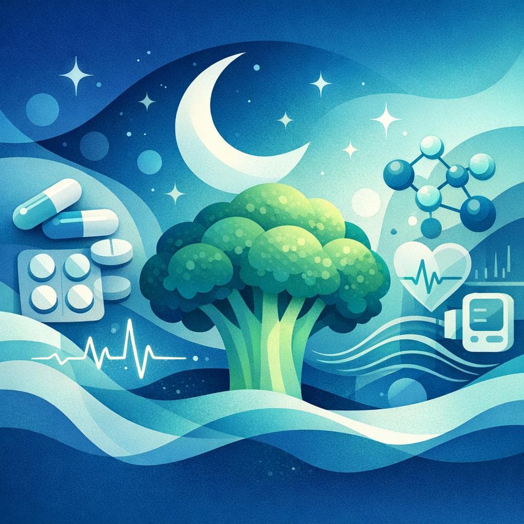 Medical illustration for Based on PubMed | Does eating broccoli at night interfere with metoprolol absorption or effectiveness? - Persly Health Information
