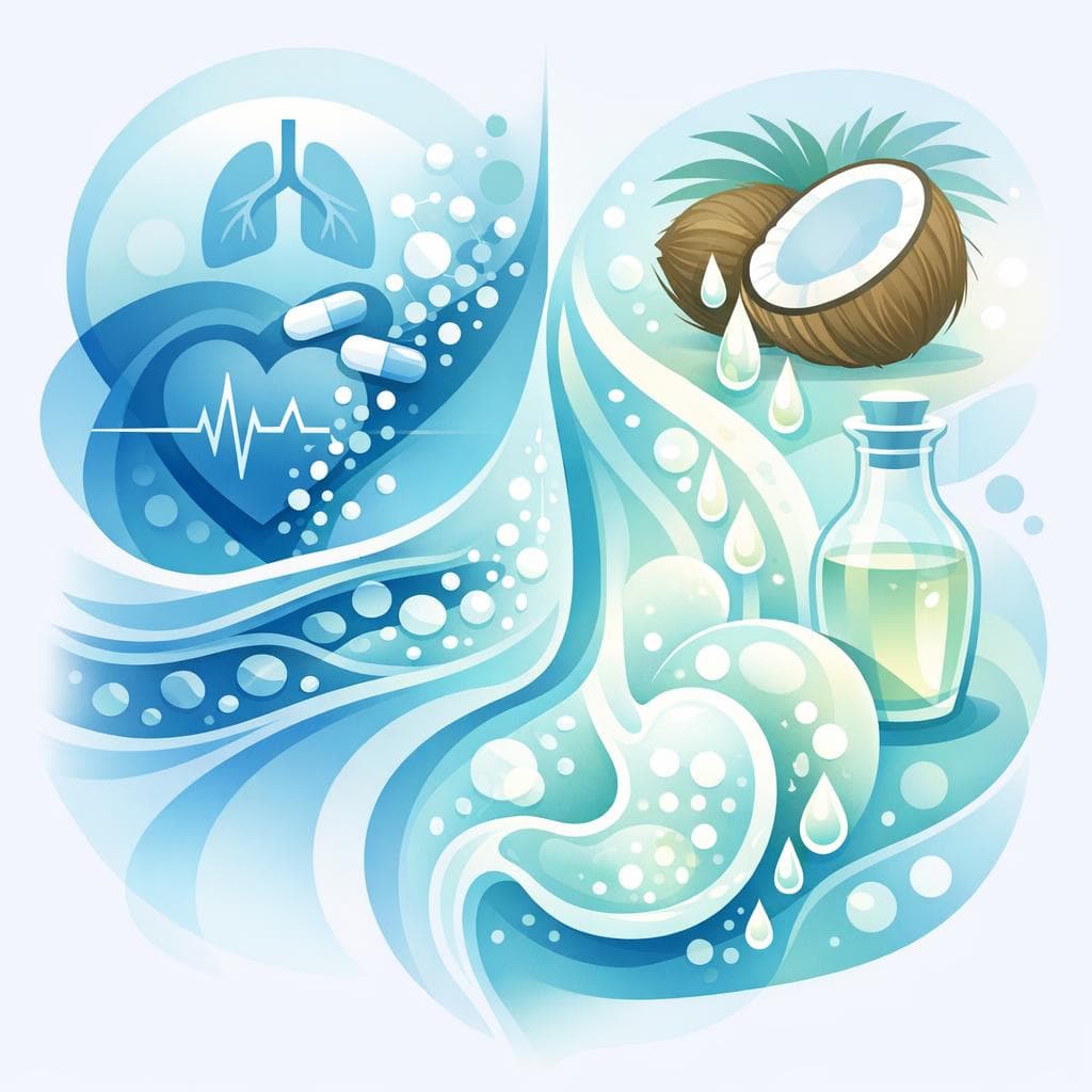 Medical illustration for Based on NIH | Is it safe to consume coconut oil after taking metoprolol, or could it interfere with the medication’s absorption or effectiveness? - Persly Health Information