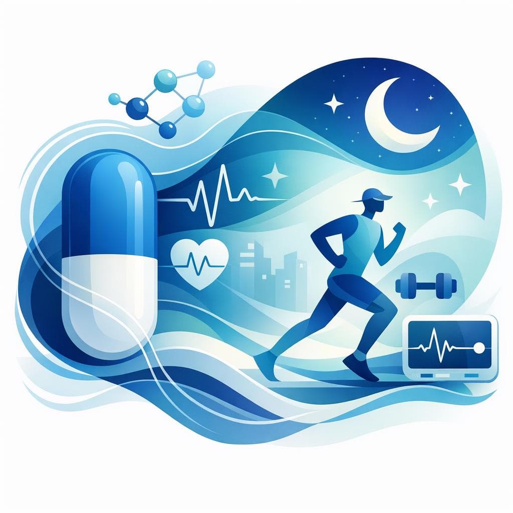 Medical illustration for Based on PubMed | Is it true that you shouldn’t exercise at night while taking metoprolol, and how does it affect heart rate and exercise tolerance during evening workouts? - Persly Health Information