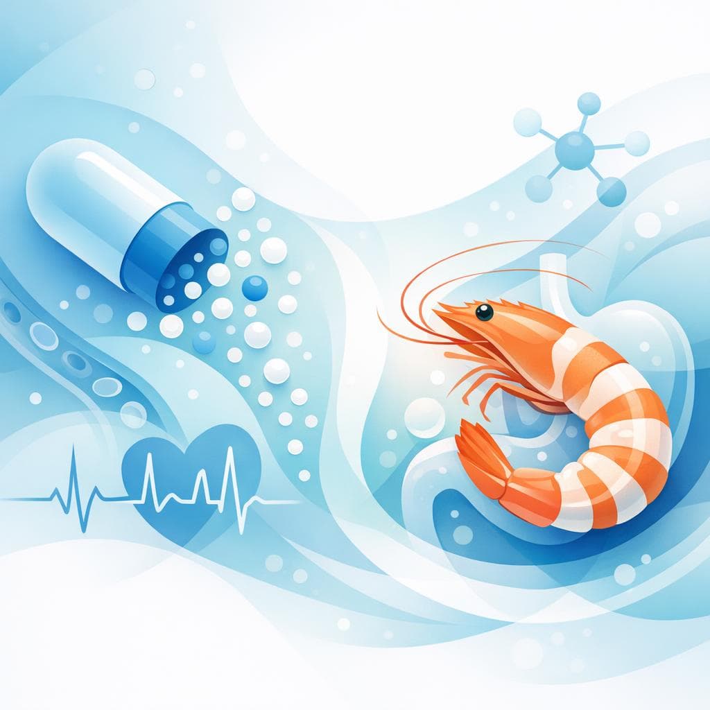 Medical illustration for 미국 NIH 자료 기반 | 메토프로롤 복용 후 새우를 먹어도 안전한가요? - Persly Health Information