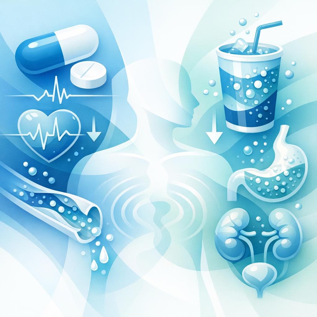 Medical illustration for Based on NIH | How long should I wait after taking metoprolol before drinking soda, especially caffeinated soda, to avoid any interaction with its absorption or effectiveness? - Persly Health Information