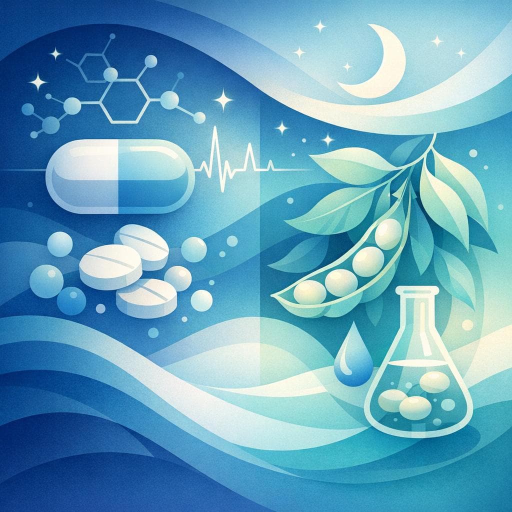 Medical illustration for Based on PubMed | Does drinking soy milk at night interfere with metoprolol absorption or blood pressure control? - Persly Health Information