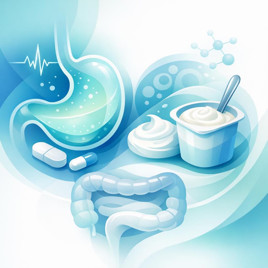 Medical illustration for 미국 NIH 자료 기반 | 메토프로롤을 공복에 복용할 때 요거트와 함께 먹어도 안전하며 흡수나 효과에 영향이 없나요? - Persly Health Information