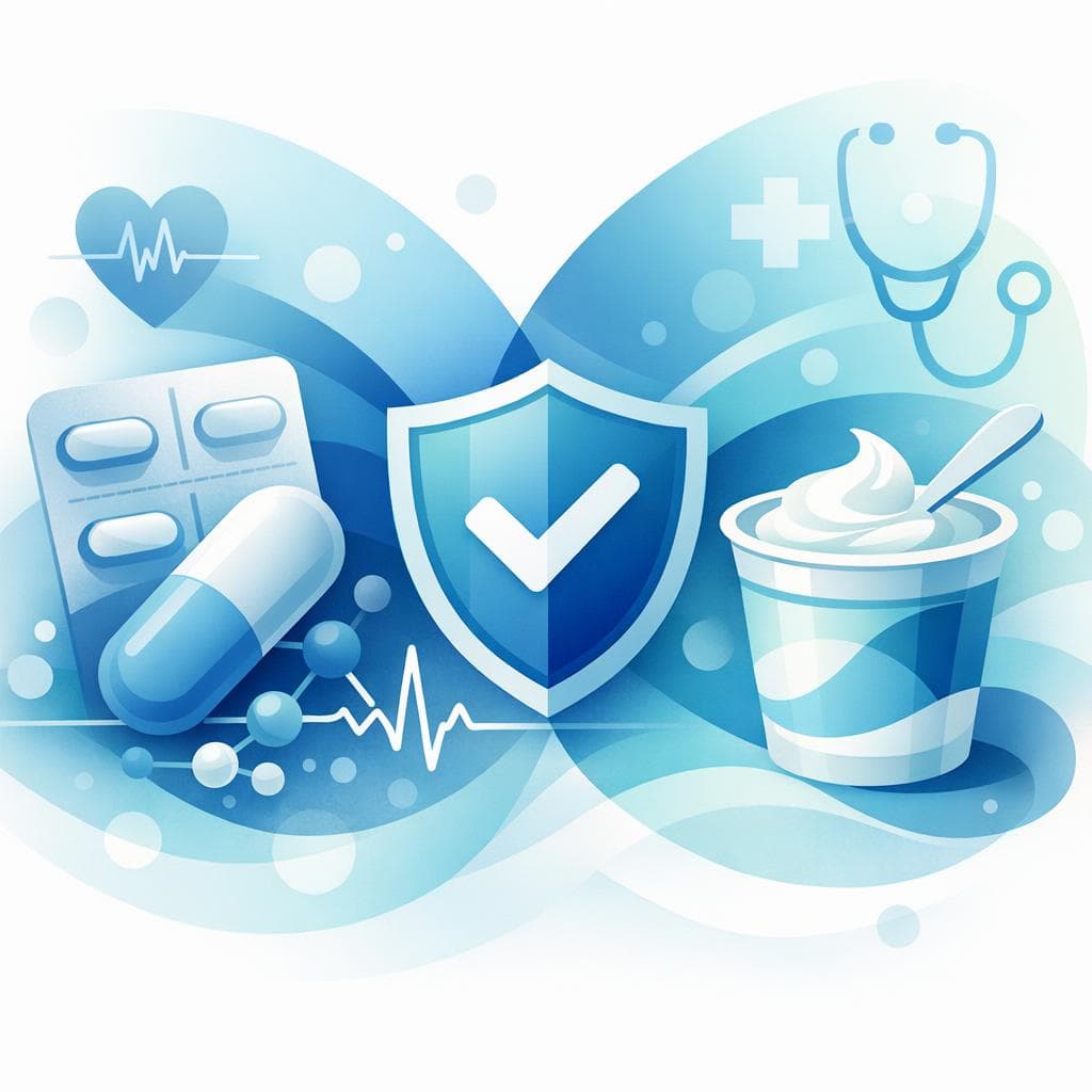Medical illustration for Based on NIH | Is it safe to take metoprolol with yogurt, or can dairy products interfere with its absorption or effectiveness? - Persly Health Information