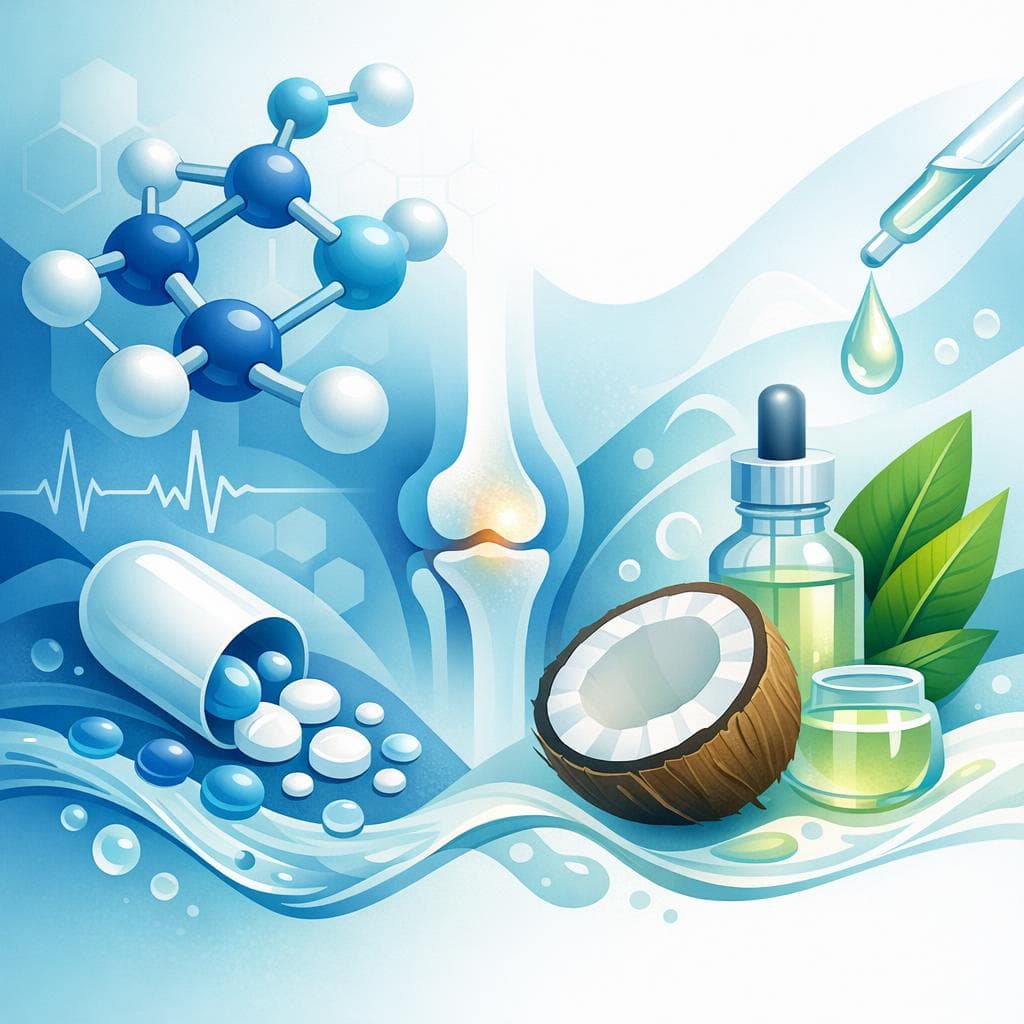 Medical illustration for ¿Es seguro tomar naproxeno si consumo aceite de coco regularmente, o existe alguna interacción que deba conocer? - Persly Health Information