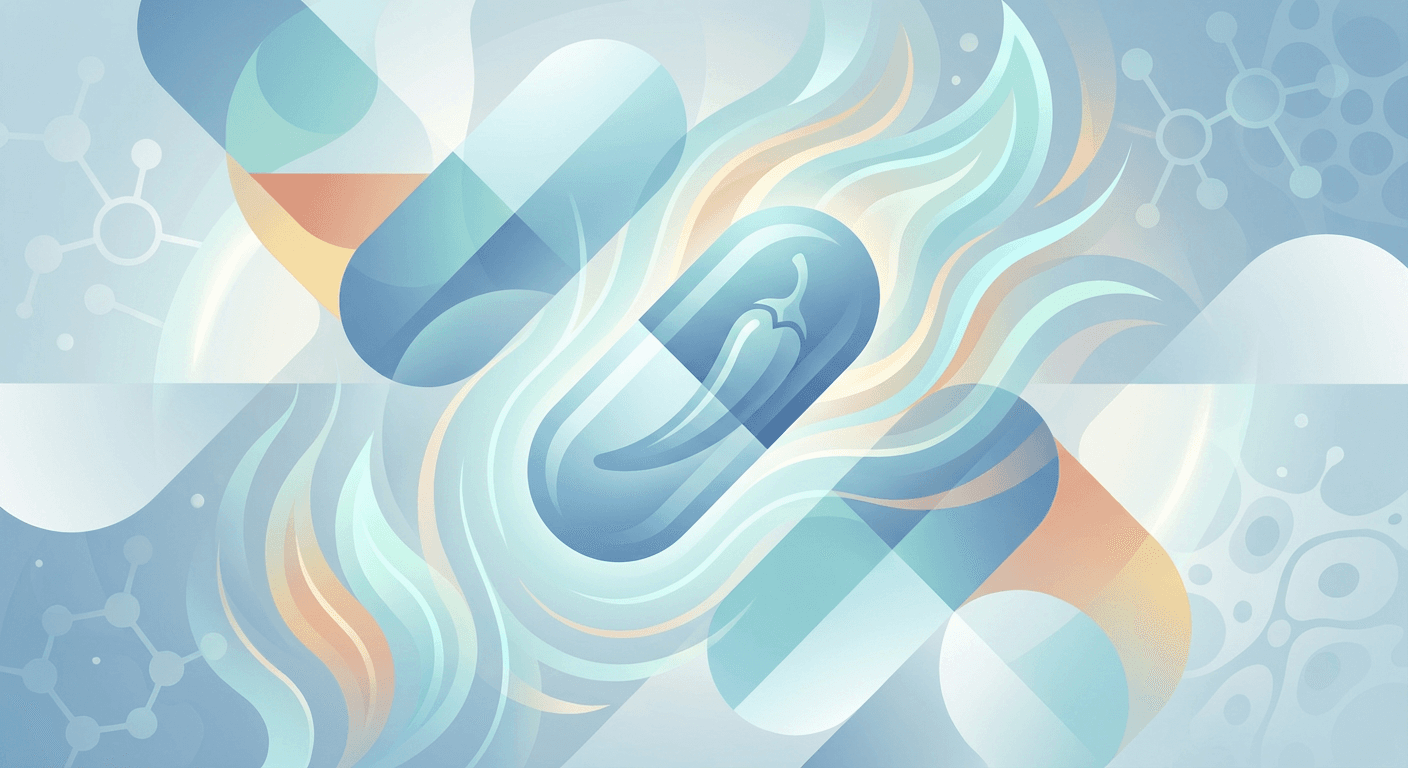 Medical illustration for ¿El naproxeno interactúa con alimentos picantes o puede aumentar el riesgo de irritación gástrica si consumo comida picante? - Persly Health Information