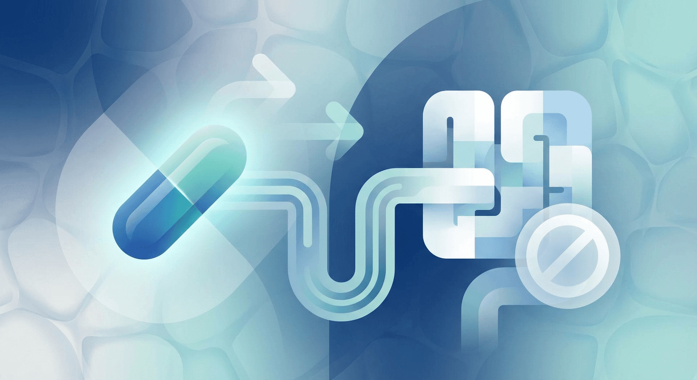 Medical illustration for 基于美国NIH资料 | 奥美拉唑的副作用中是否包括便秘? - Persly Health Information