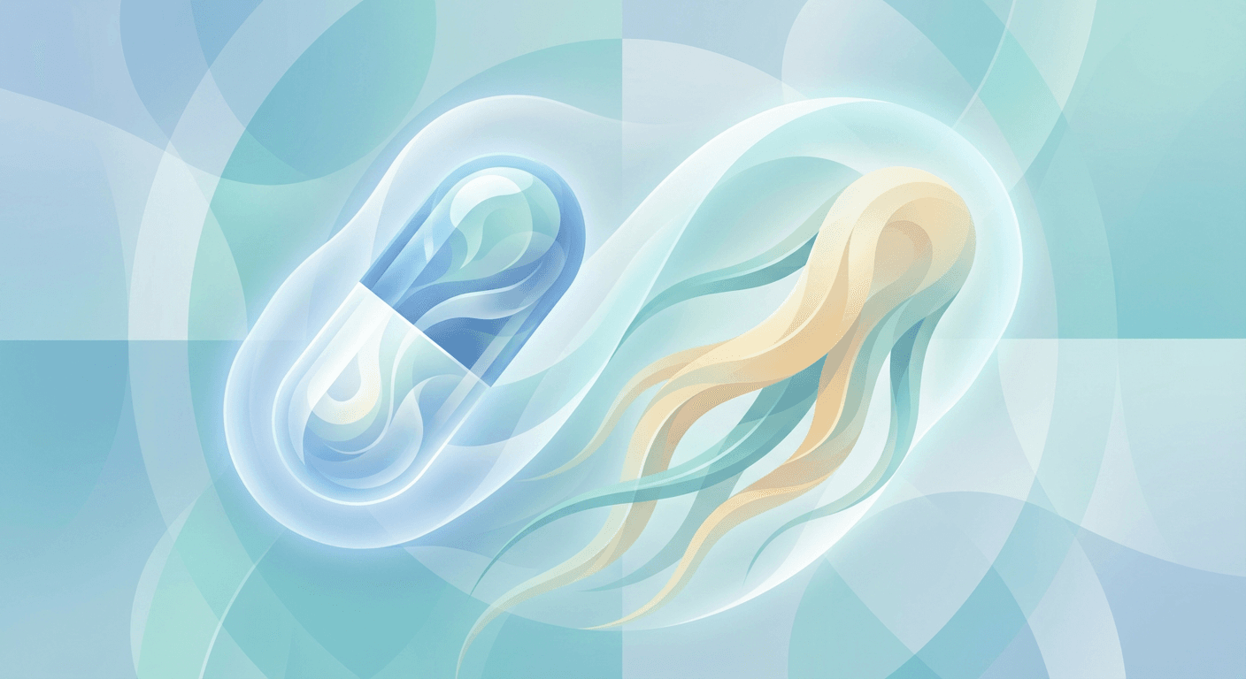 Medical illustration for ¿Puedo tomar omeprazol junto con cúrcuma (curcumina), o existe alguna interacción o riesgo que deba conocer? - Persly Health Information