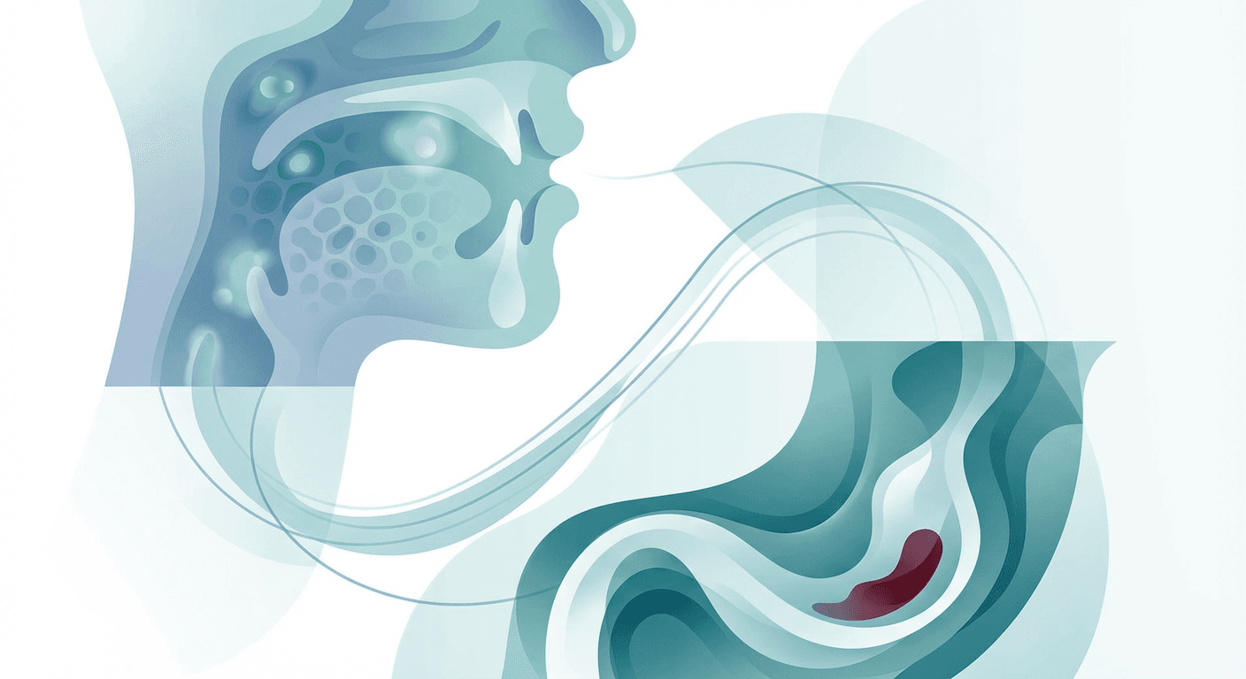 Medical illustration for Basado en OMS | ¿Es la sangre en las heces un síntoma del cáncer oral? - Persly Health Information