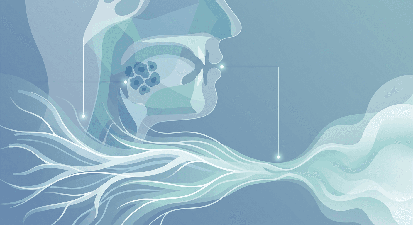 Medical illustration for 基于WHO资料 | 口腔癌会引起气短或呼吸困难吗?出现这种症状意味着病情进展还是并发症? - Persly Health Information