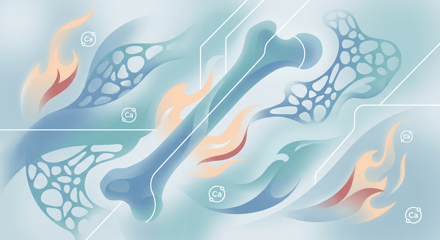 Medical illustration for PubMedの資料に基づく | 辛い食べ物の摂取は骨粗鬆症の発症リスクや骨密度の低下に影響しますか? - Persly Health Information