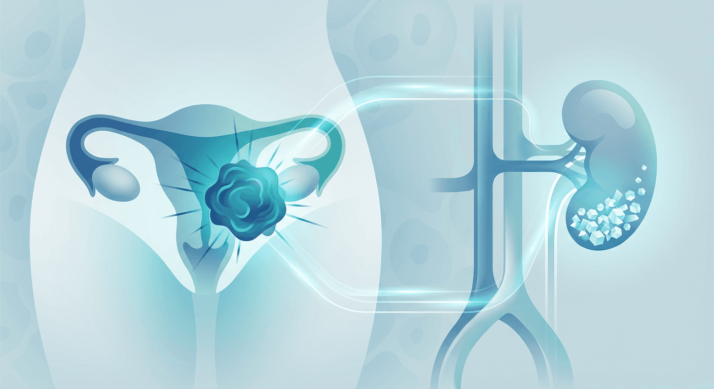 Medical illustration for High creatinine in ovarian cancer: what it means - Persly Health Information