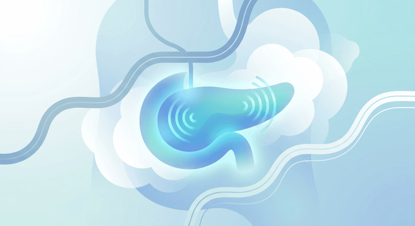 Medical illustration for Basado en NIH de EE.UU. | ¿La pancreatitis puede causar distensión abdominal y cuándo esta hinchazón indica una complicación que requiere atención médica? - Persly Health Information