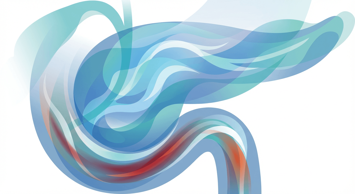 Medical illustration for PubMed 자료 기반 | 췌장염에서 혈변이 나타날 수 있나요? - Persly Health Information