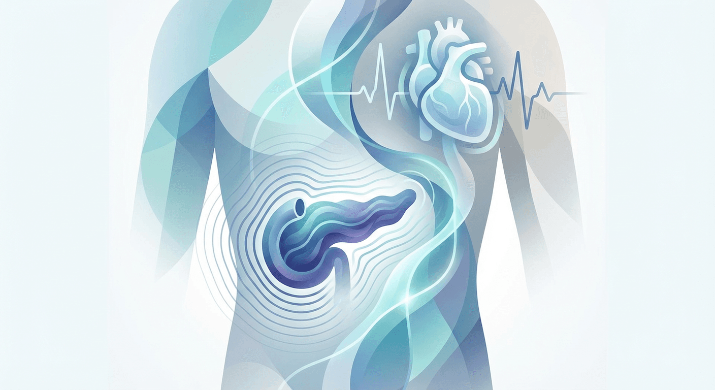 Medical illustration for Based on PubMed | Can pancreatitis cause heart palpitations, and when should this symptom be considered an emergency? - Persly Health Information