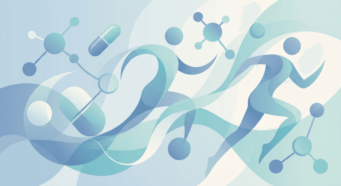 Medical illustration for 基于WHO资料 | 服用泮托拉唑期间可以进行高强度运动吗,是否会影响运动表现或引发胃部不适? - Persly Health Information