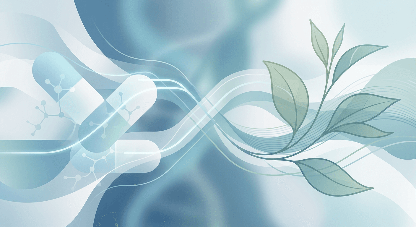 Medical illustration for Basado en OMS | ¿Es cierto que el té verde reduce la eficacia del pantoprazol o puede tomarse sin problema durante el tratamiento? - Persly Health Information